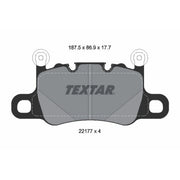 Textar Rear Brake Pad Set 2217701