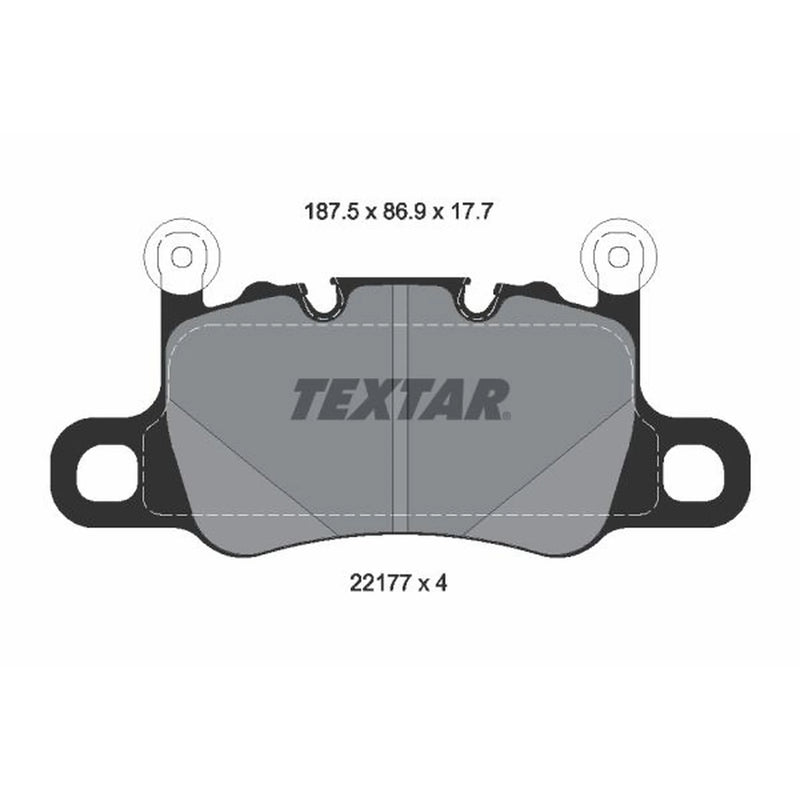 Textar Rear Brake Pad Set 2217701