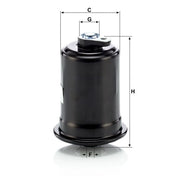 MANN-FILTER Fuel Filter Element WK 614/10 OE 3191127150 3191129000