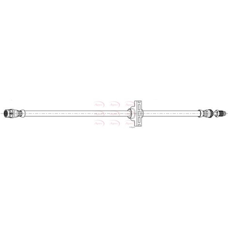 Apec Brake Hydraulic Hose Line Front HOS4303