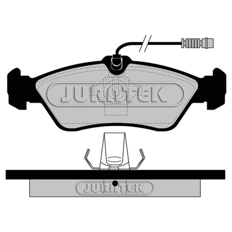 Juratek Rear Brake Pad Set JCP1045