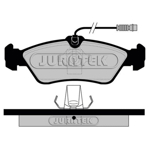 Juratek Rear Brake Pad Set JCP1045