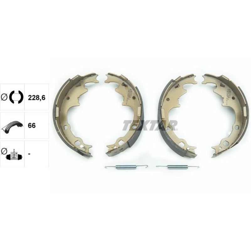 Textar Brake Shoe Set Axle Kit 91056500