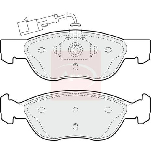 Apec Front Brake Pad Set PAD893