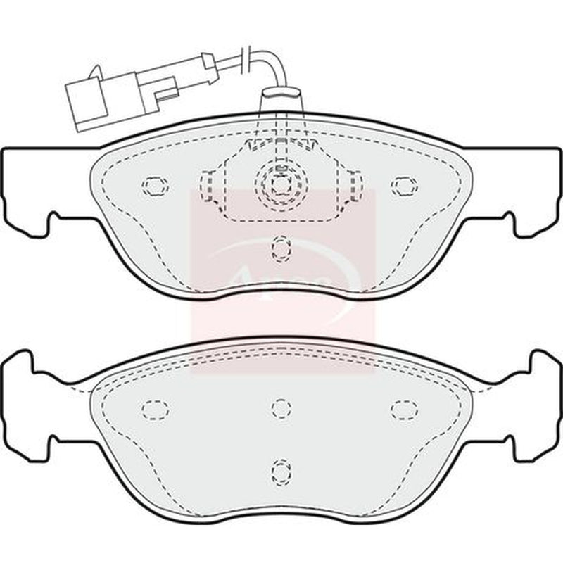 Apec Front Brake Pad Set PAD893
