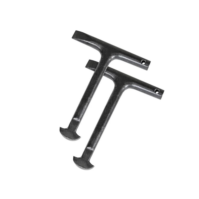 Faithfull Manhole Keys, D-Type 125mm (5in) (Pack 2) - FAIMHK125D