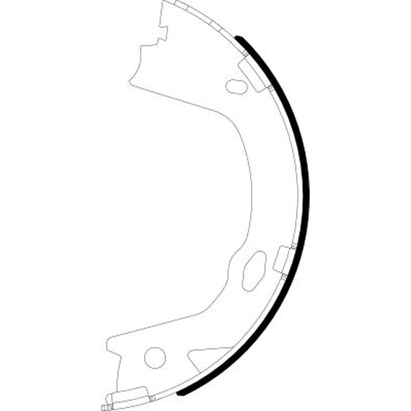 Textar Parking Brake Shoe Set 91082600