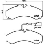 DON Rear Brake Pad Set PCP1692