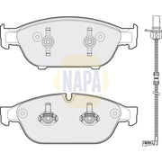 NAPA Front Brake Pad Set NBP1509
