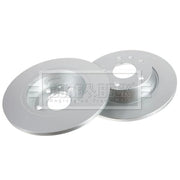 Borg & Beck 2 x Solid Rear Brake Discs BBD6339