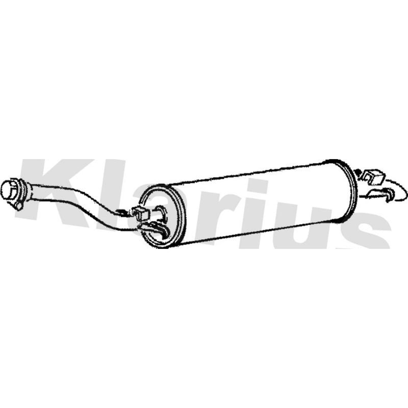 Klarius Box With Tail Pipe Rear MZ150A