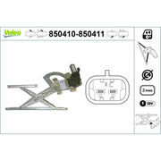 Valeo Electric Window Regulator Lifter Left Front 850410