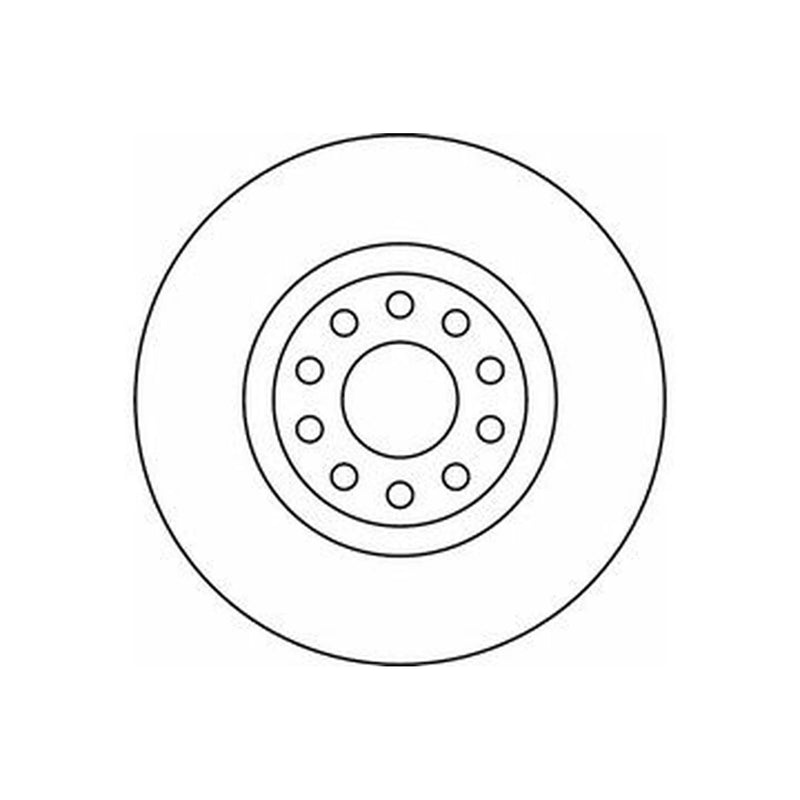 Abtex 2 x Vented Front Brake Discs BD908V