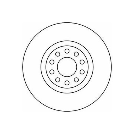Abtex 2 x Vented Front Brake Discs BD908V