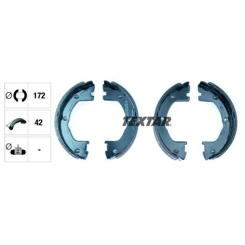 Textar Parking Brake Shoe Set 91059000
