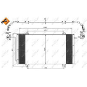 NRF Air Conditioning Condenser 35908