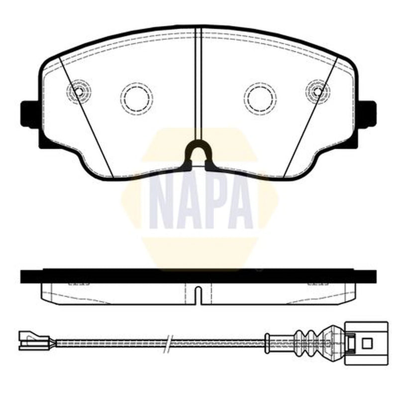 NAPA Front Brake Pad Set NBP1985