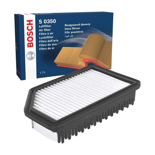 Genuine Bosch Car Air Filter S0350 Fits Kia Soul Crdi - 1.6 - 08-14 F026400350 Bosch  - Town Parts