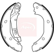 Apec Brake Shoe Set Axle Kit SHU661