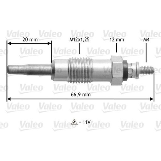 Valeo Diesel Engine Glow Plug 345111