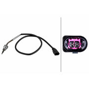 Hella Exhaust Gas Temperature Sensor before exhaust 6PT 010 376-791