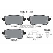 Textar Rear Brake Pad Set 2210401