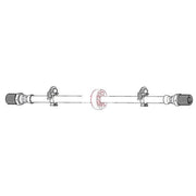 Apec Brake Hydraulic Hose Line Front HOS4528