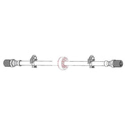 Apec Brake Hydraulic Hose Line Front HOS4528