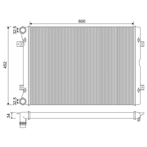 Valeo Engine Radiator 701971