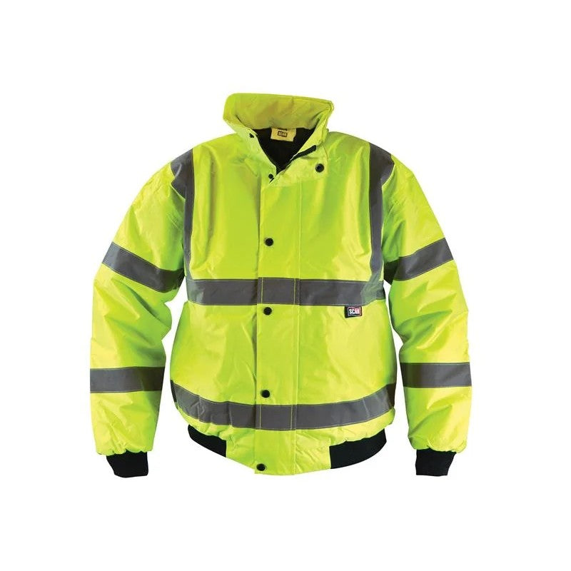 Scan Hi-Vis Bomber Jacket Yellow - XXL (52in) - UC804