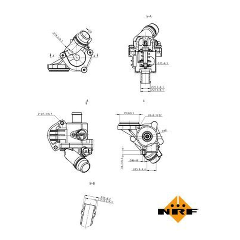 NRF Thermostat,Coolant 725027