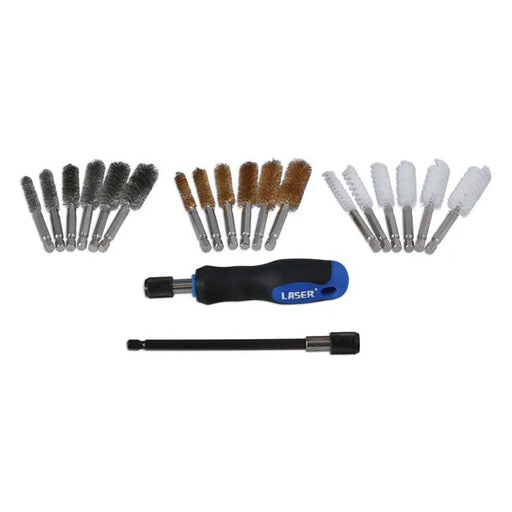 Laser Tools Wire Brush Set 20pc - PL