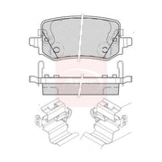 Apec Rear Brake Pad Set PAD2535