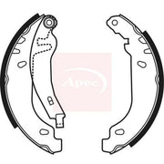 Apec Brake Shoe Set Axle Kit SHU660