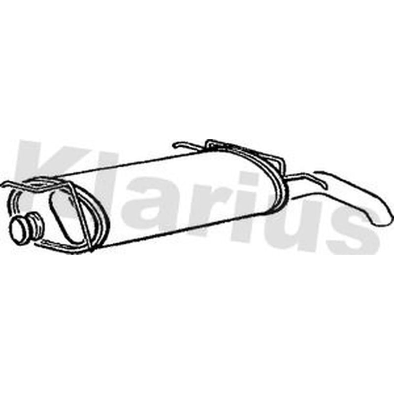 Klarius Box With Tail Pipe Rear CN156L
