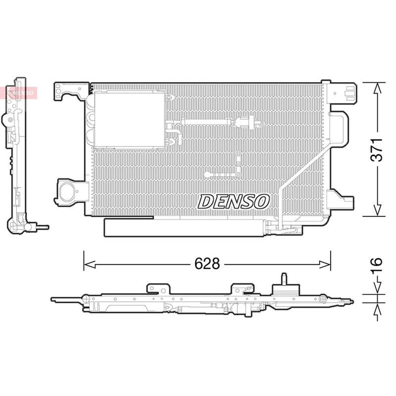 Denso Air Conditioning Condenser DCN17024