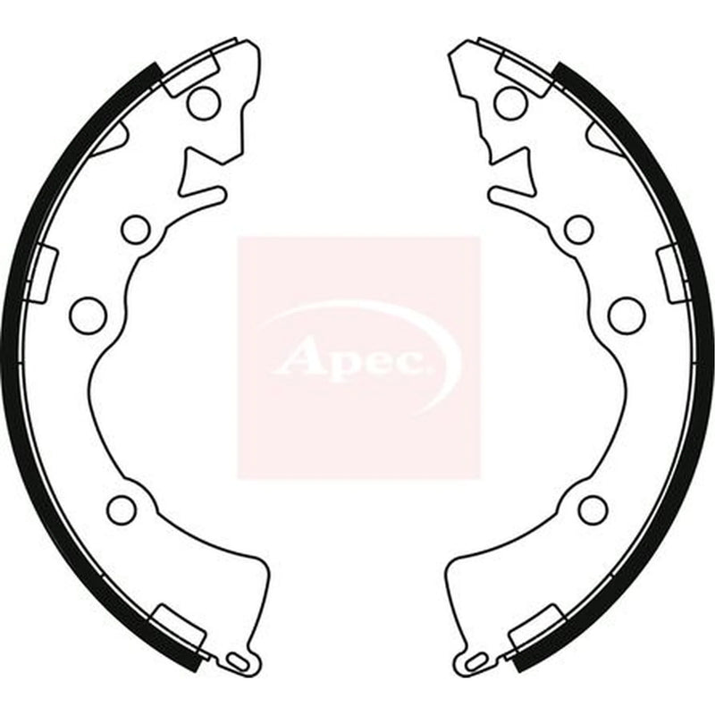 Apec Brake Shoe Set Axle Kit SHU832
