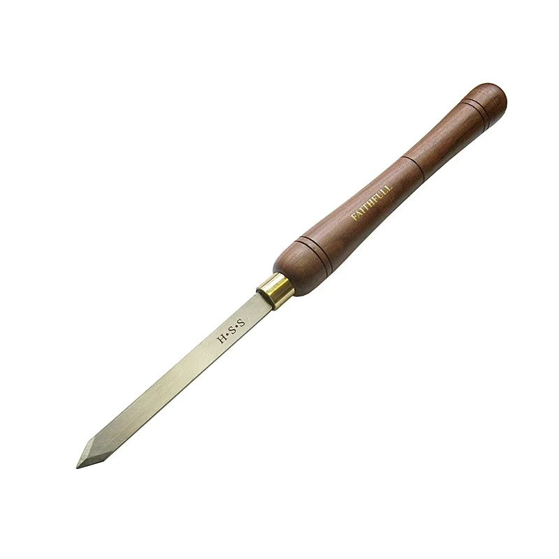 Faithfull HSS Turning Chisel 15mm Diamond Point Scraper - FAIWCTDPS15