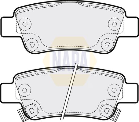NAPA Rear Brake Solid Discs & Pads fits HONDA