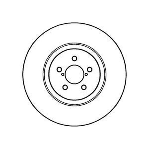 Abtex 2 x Vented Brake Discs BD1182V