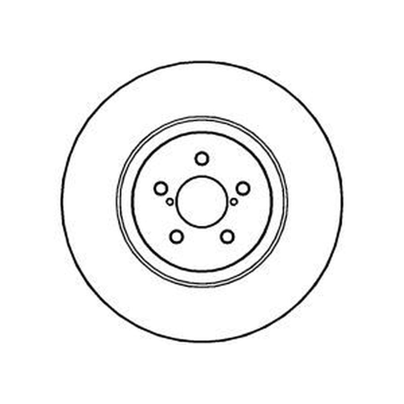 Abtex 2 x Vented Brake Discs BD1182V