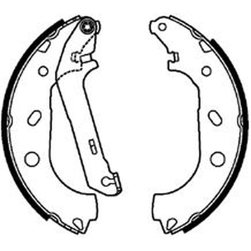 Abtex Brake Shoe Set Axle Kit ABS4014
