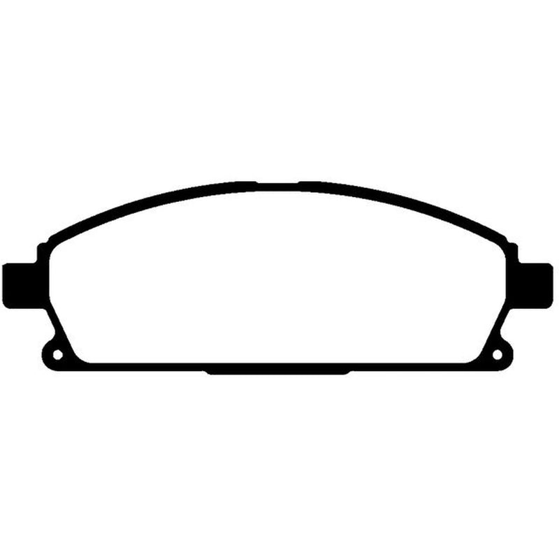 Abtex Front Brake Pad Set PLU3956