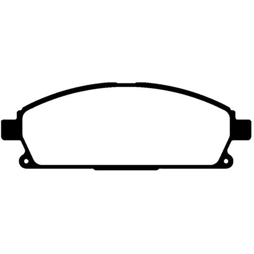 Abtex Front Brake Pad Set PLU3956