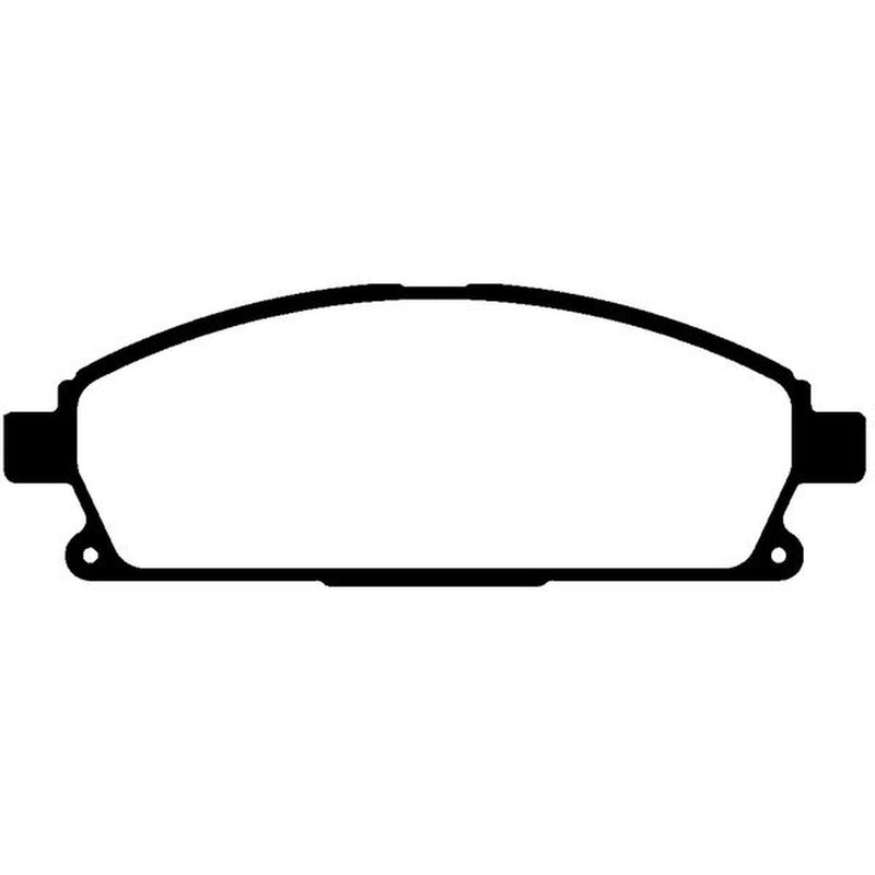 Abtex Front Brake Pad Set PLU3956