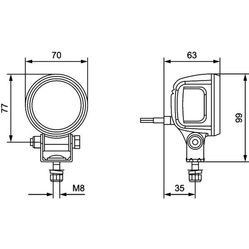 Hella Worklight High 1G0 996 210-001