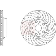 Apec 2 x Vented Rear Brake Discs DSK2830