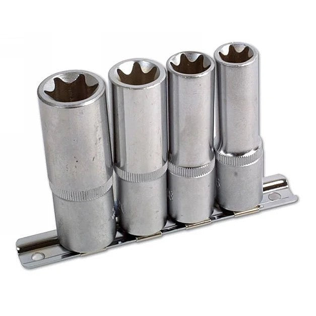 Laser Tools Deep Star Socket Set 1/2"D 4pc - PL