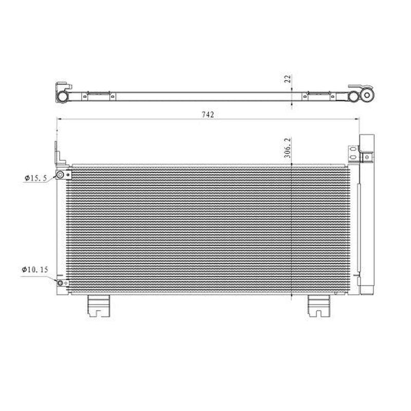 NRF Air Conditioning Condenser 350488