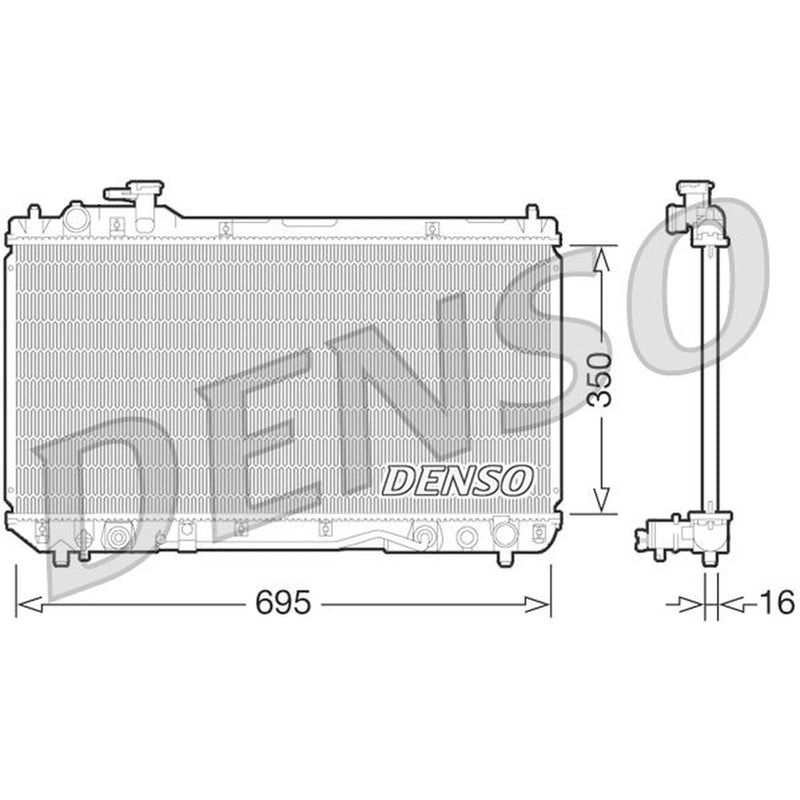 Denso Engine Radiator DRM50061